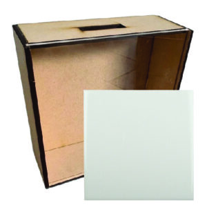 ALCANCIA DE 10X10 CON LAMINA DE ALUMINIO