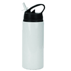 BOTELLA DE ALUMINIO TAPA CON PAJILLA