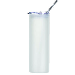 SKINNY TUMBLER DE VIDRIO GLASEADO 750 ML