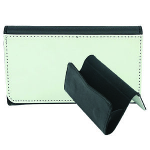 ESTUCHE PARA ANTEOJOS CUERO NEGRO