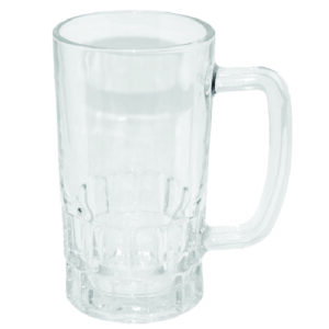 JARRA CERVECERA TRANSPARENTE 20 ONZ