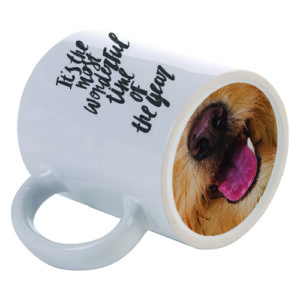TAZA DIVERTIDA PERRITO 11 ONZ